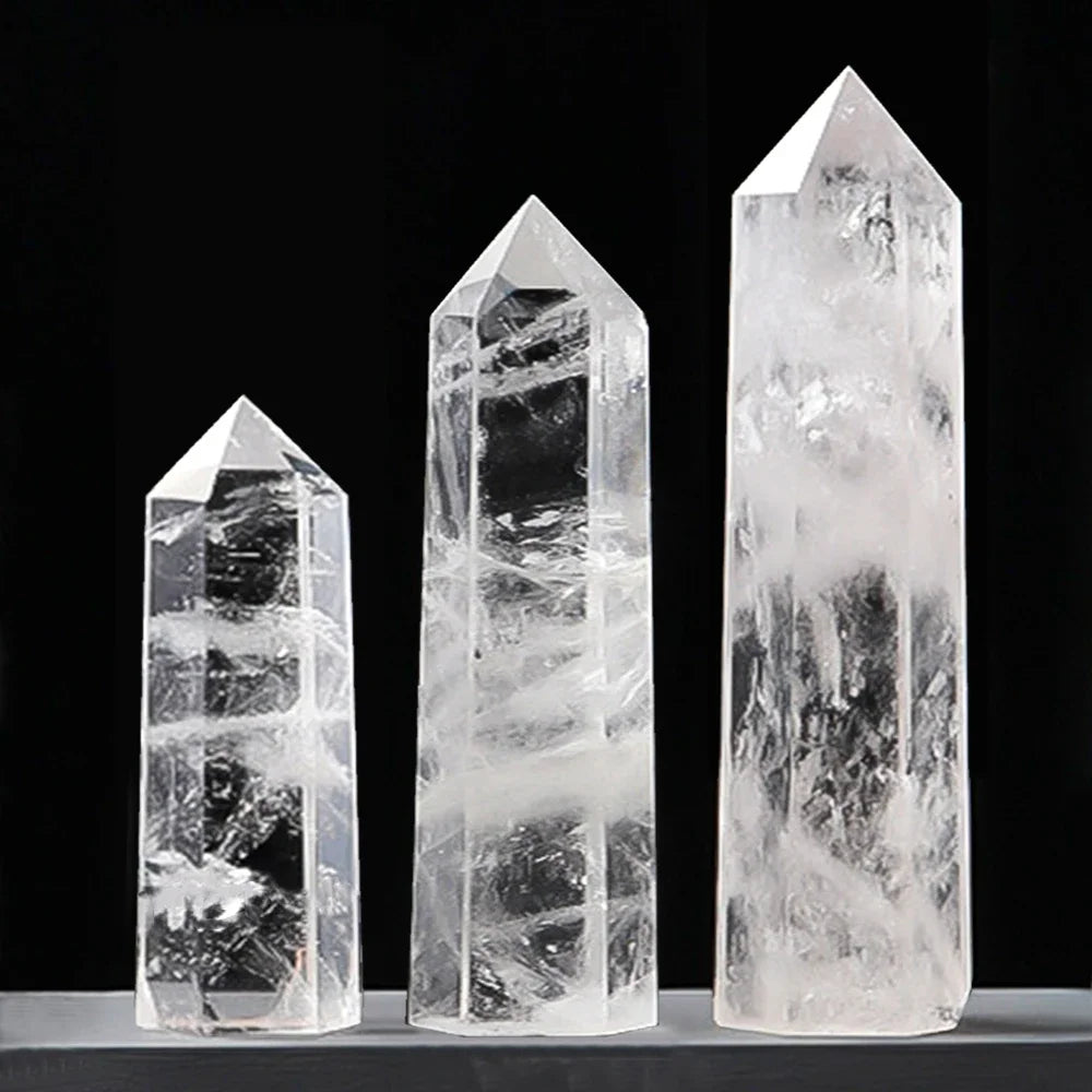 Natural Stone and Crystals Point Rose/Quartz/Amethyst