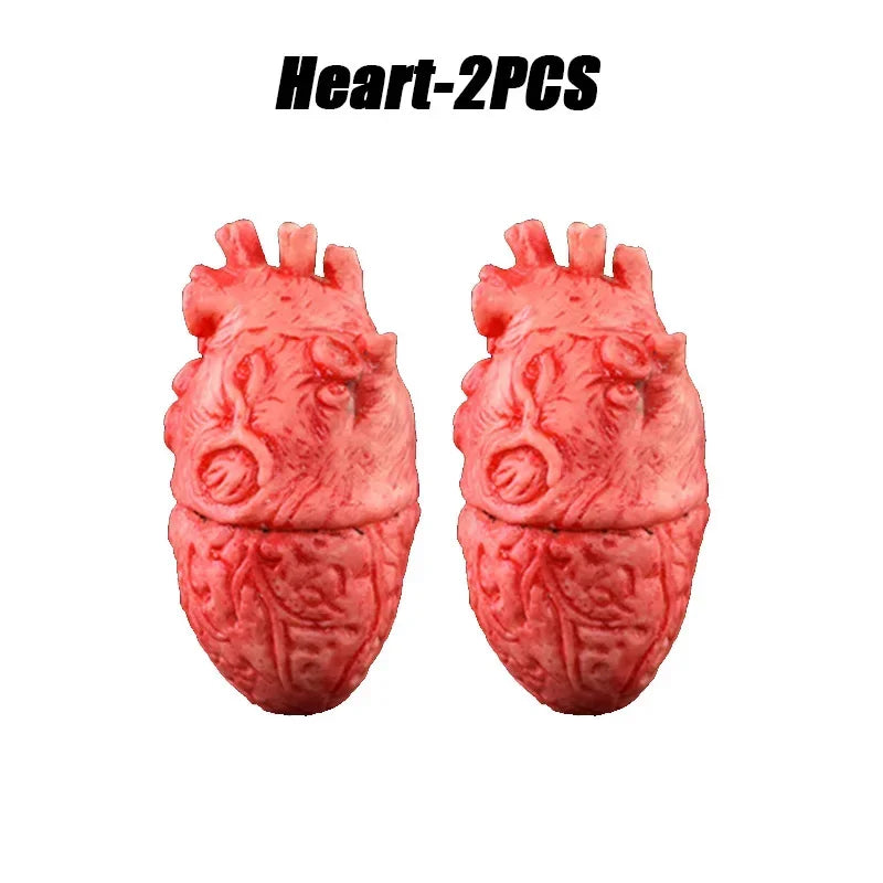 Halloween Body=Parts Scary Plastic Brain Organs Severed Hands Feet