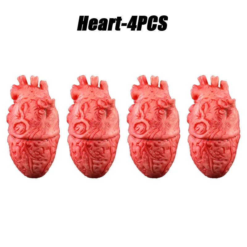 Halloween Body=Parts Scary Plastic Brain Organs Severed Hands Feet