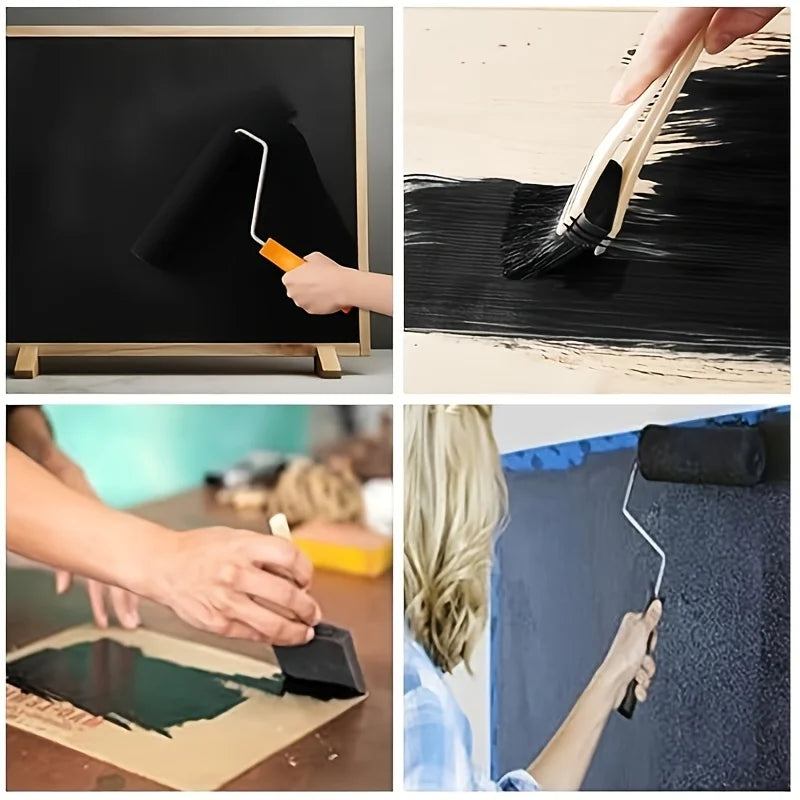 Black Chalk Board Paint for Wood, Metal, Glass, Wall