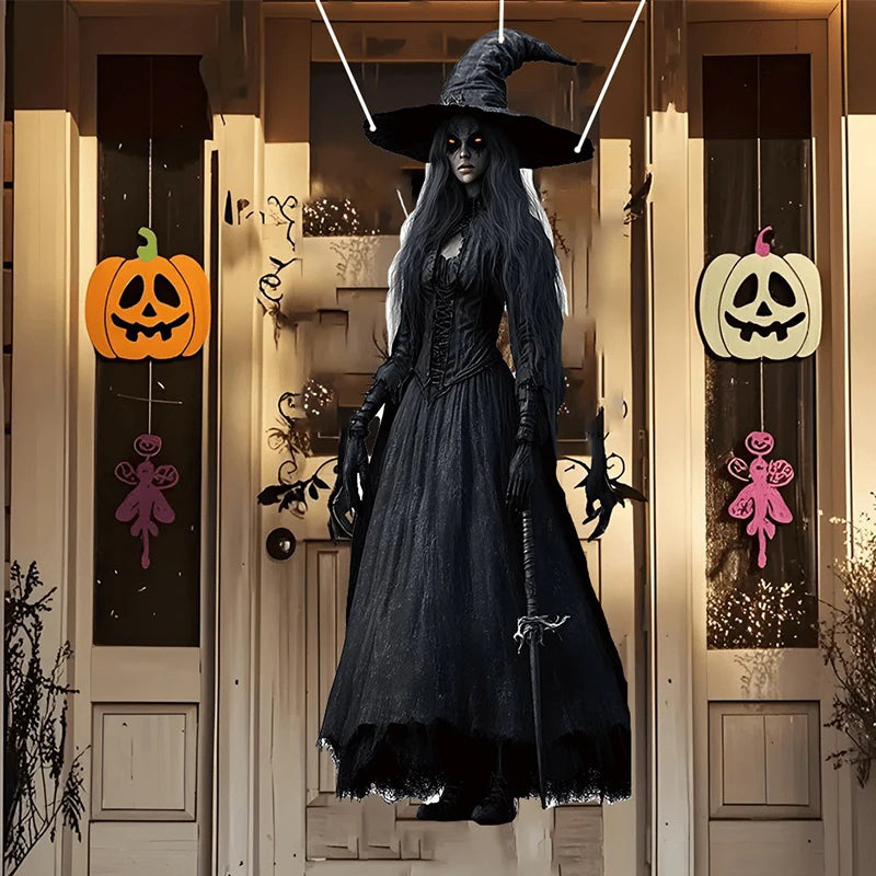Halloween Horror 2D Skull Bride Background Cloth Haunted House