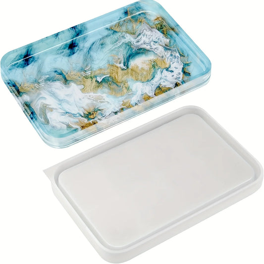 Resin Tray Mold, Rectangle Rolling Tray Molds For Resin