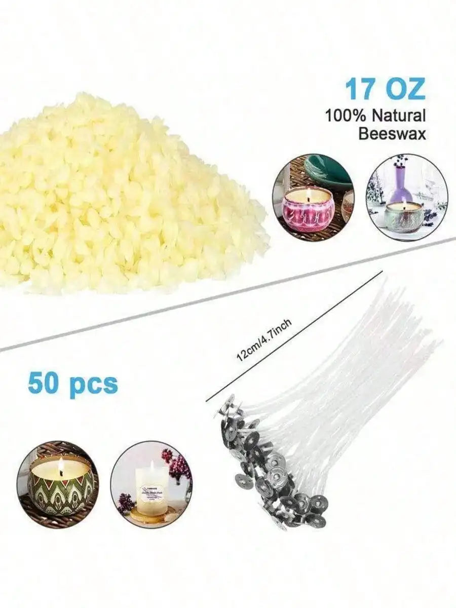 Candle Making Kit Include Wax Steel Pots