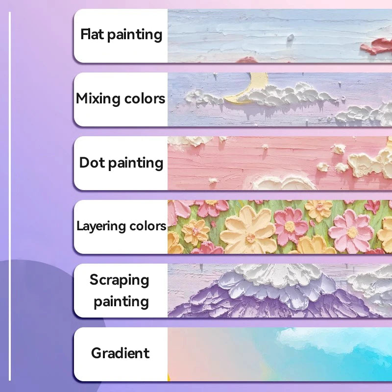 Artist Soft Oil Pastel Set 24/36/48 Colors Professional Painting