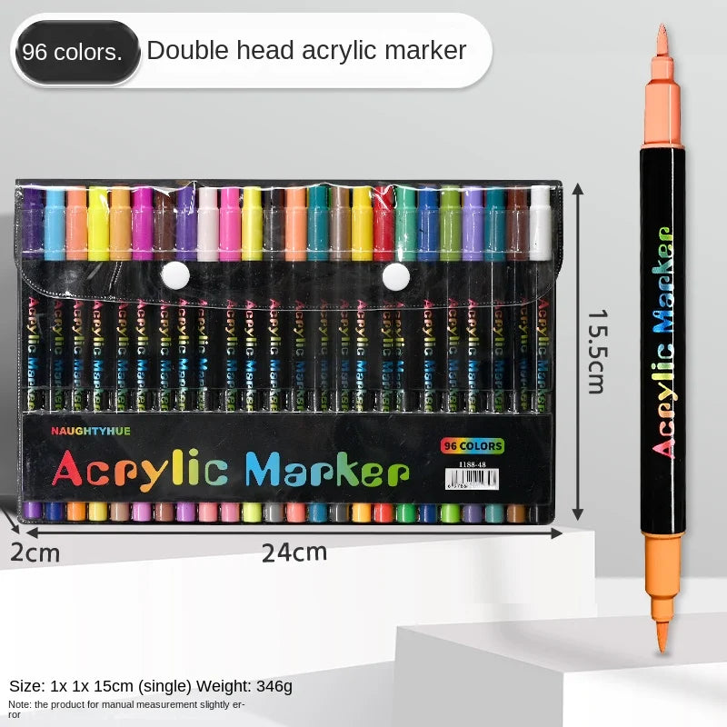 Professional Art Use 48-Color Acrylic Paint Markers