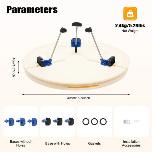 Pottery Turntable Clamp Portable Ceramic Trim Holder