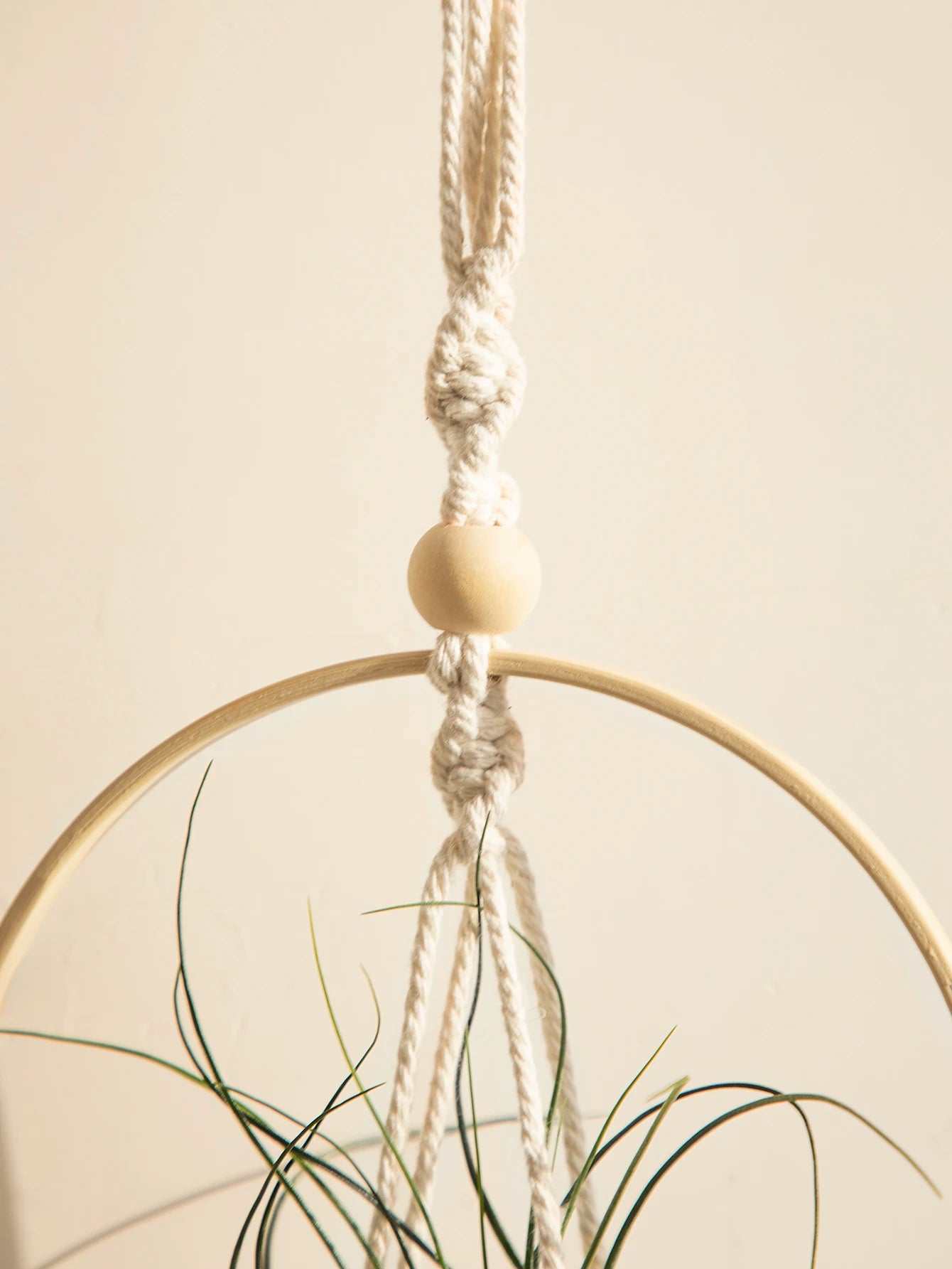 Macrame Air Hanging Planter Flower Pots Boho Home Decor Rope Plant Holder Woven Basket Balcony Garden Bedroom Decorative Gift