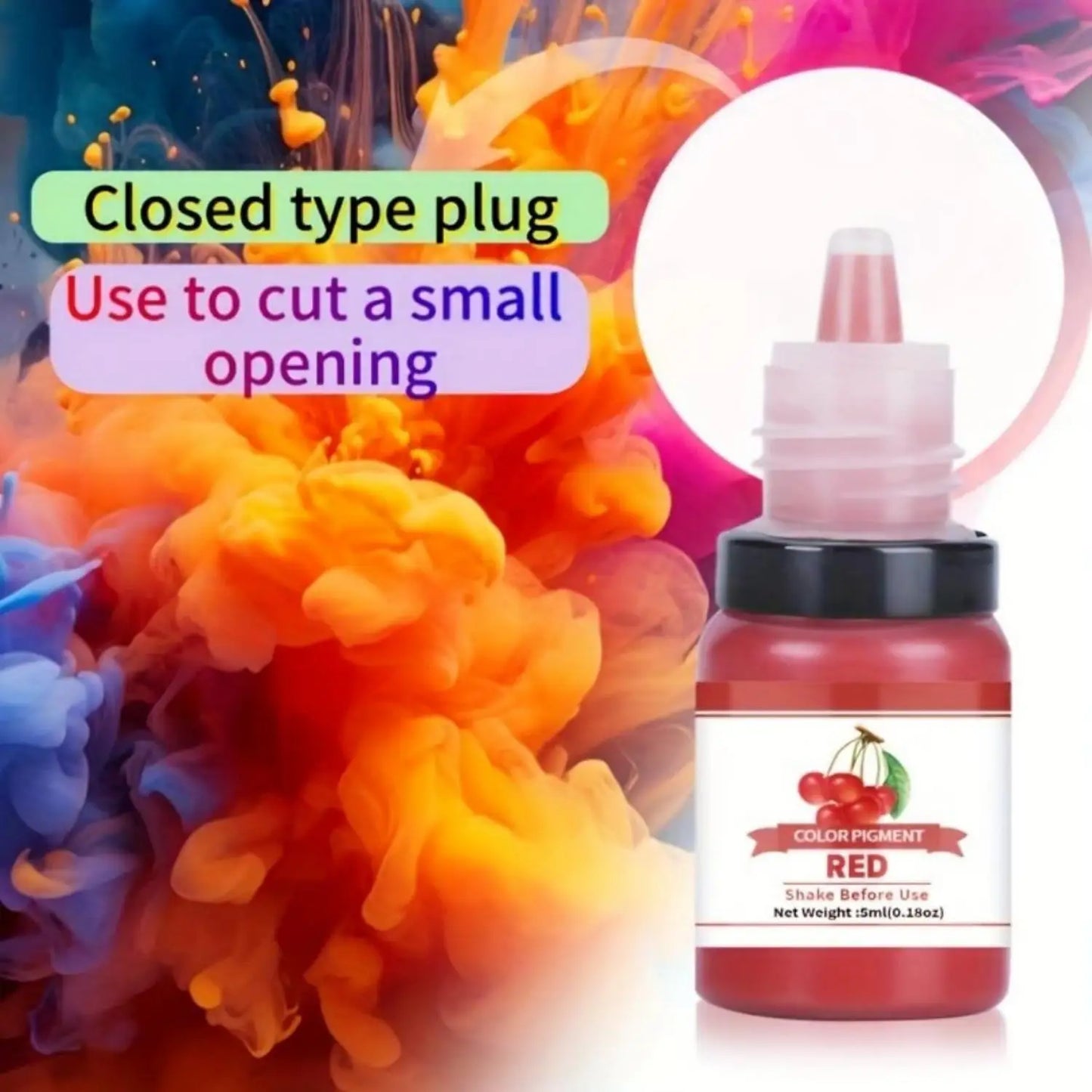 Boxed with 30 bottles of highly concentrated 30 color 5ML