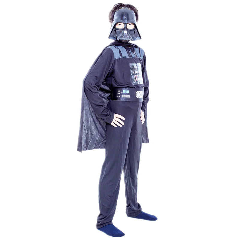 Boys Classic Movie Mask Costume Printed Cartoon Darth Vader