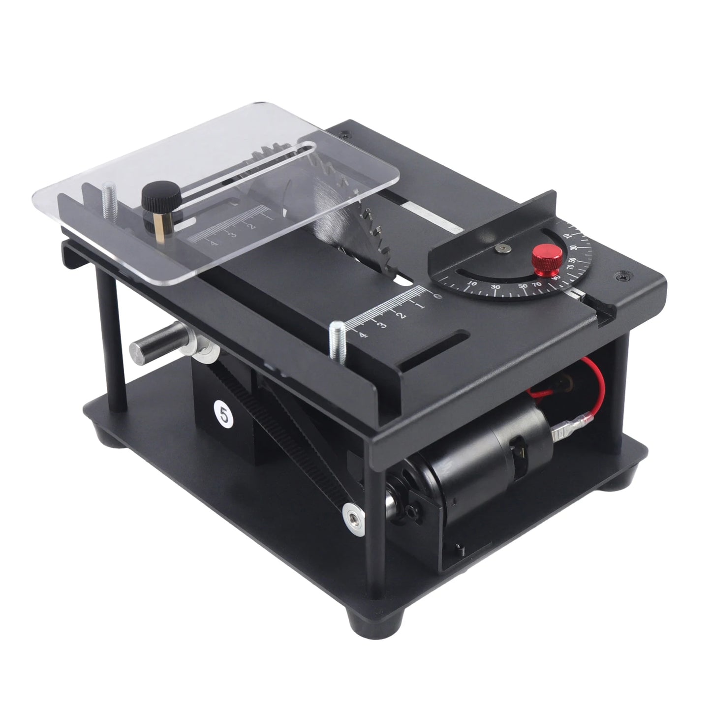 Black 200W Mini-Table Saw Multi-Functional Cutting Bench