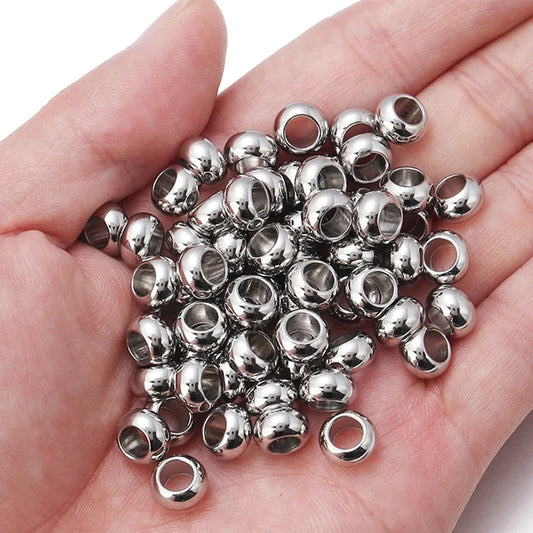 2-10mm High Quality Stainless Steel Beads -Jewelry Making