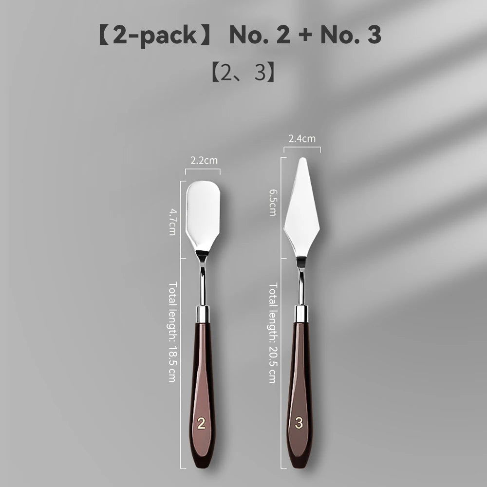 Stainless Steel Oil Painting Knives Artist Crafts Spatula Palette