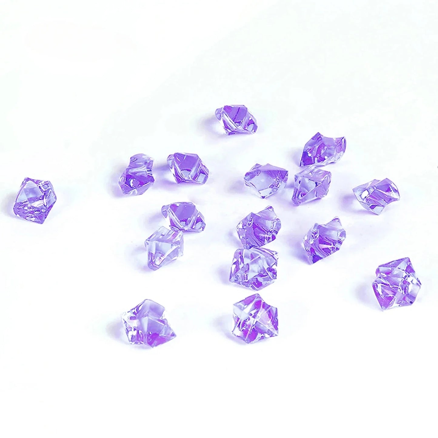 100/200pcs Crystal Transparent Fake Crushed Ice Stones