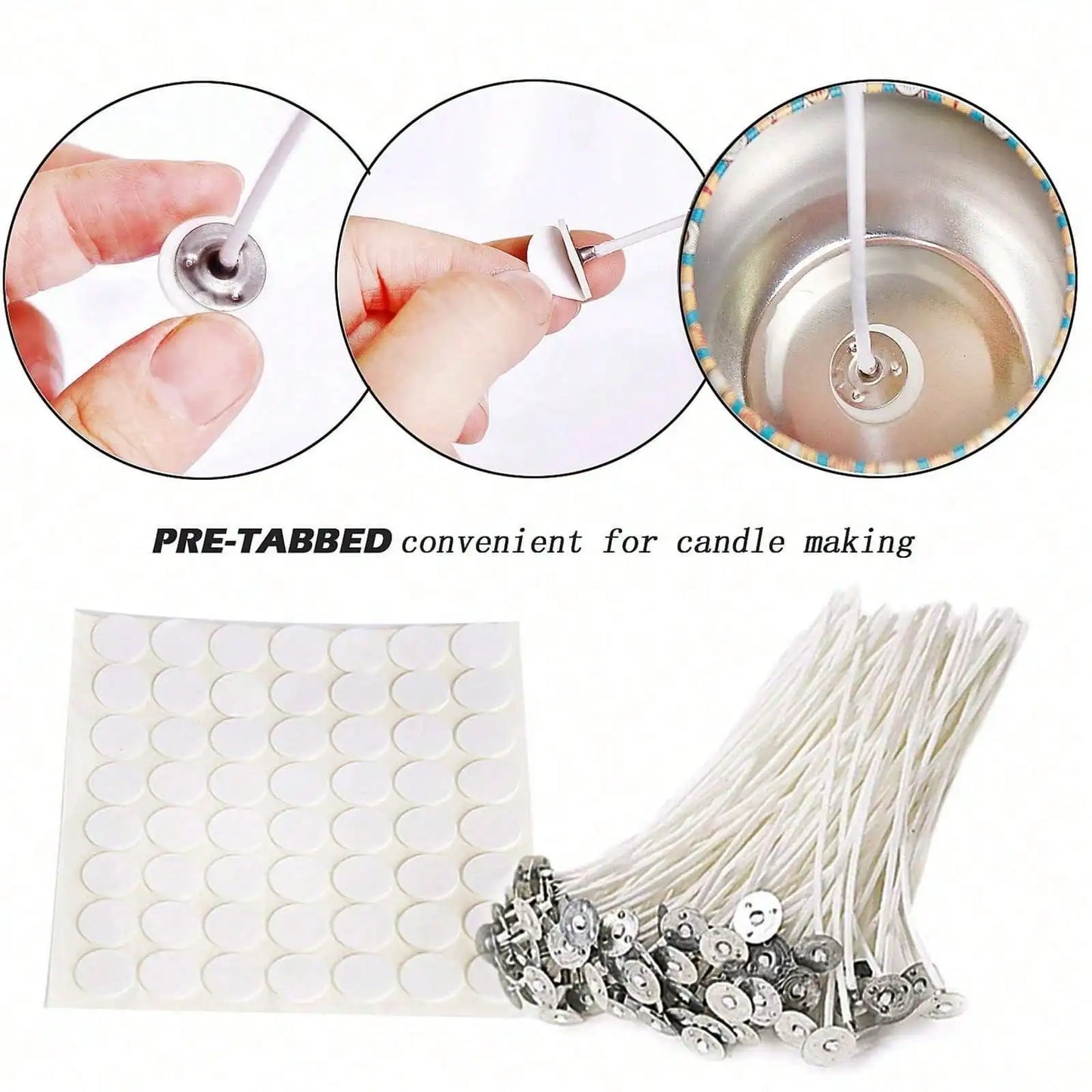 Candle Making Kit Include Wax Steel Pots