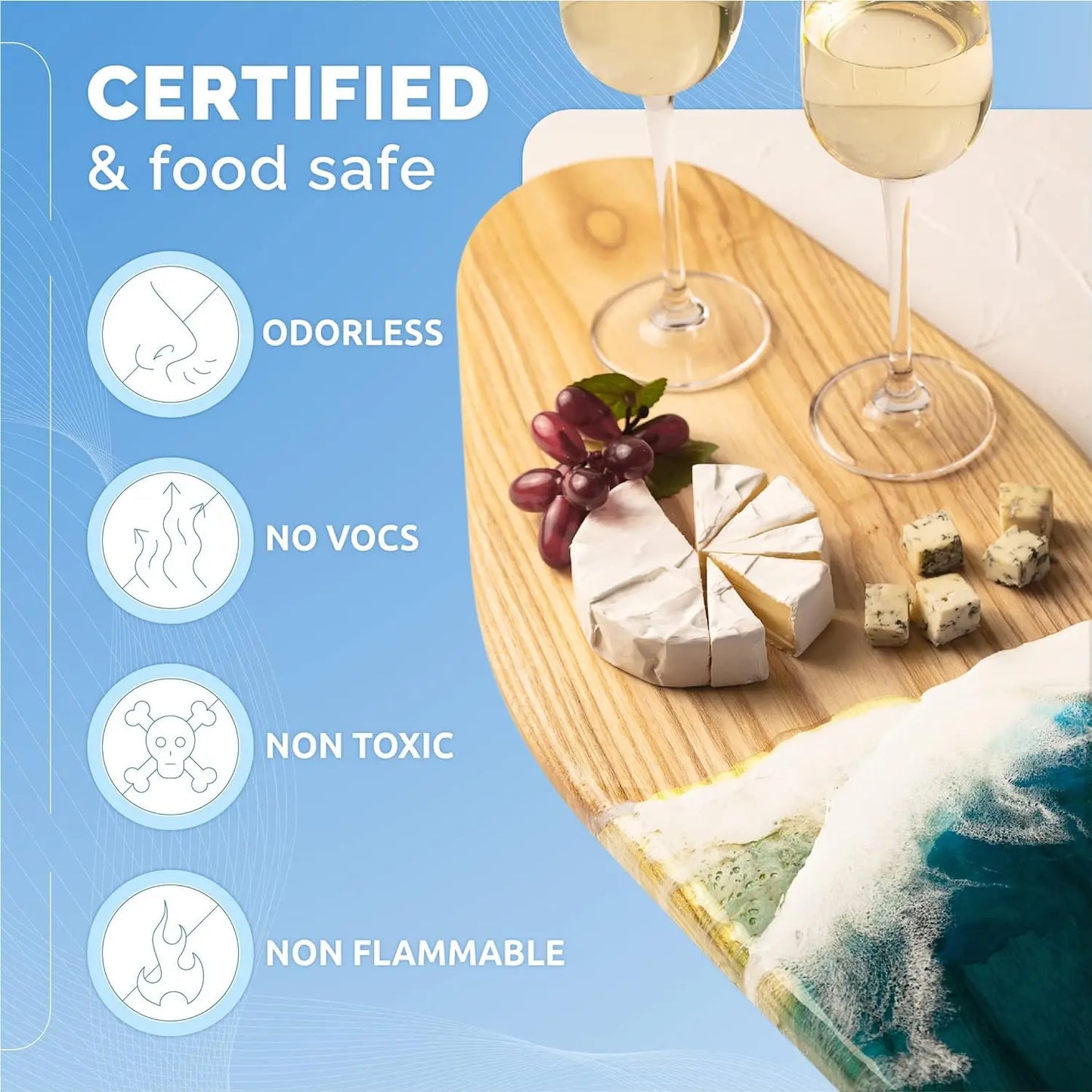 500ML Food Safe Epoxy Resin Set 1:1 Ratio