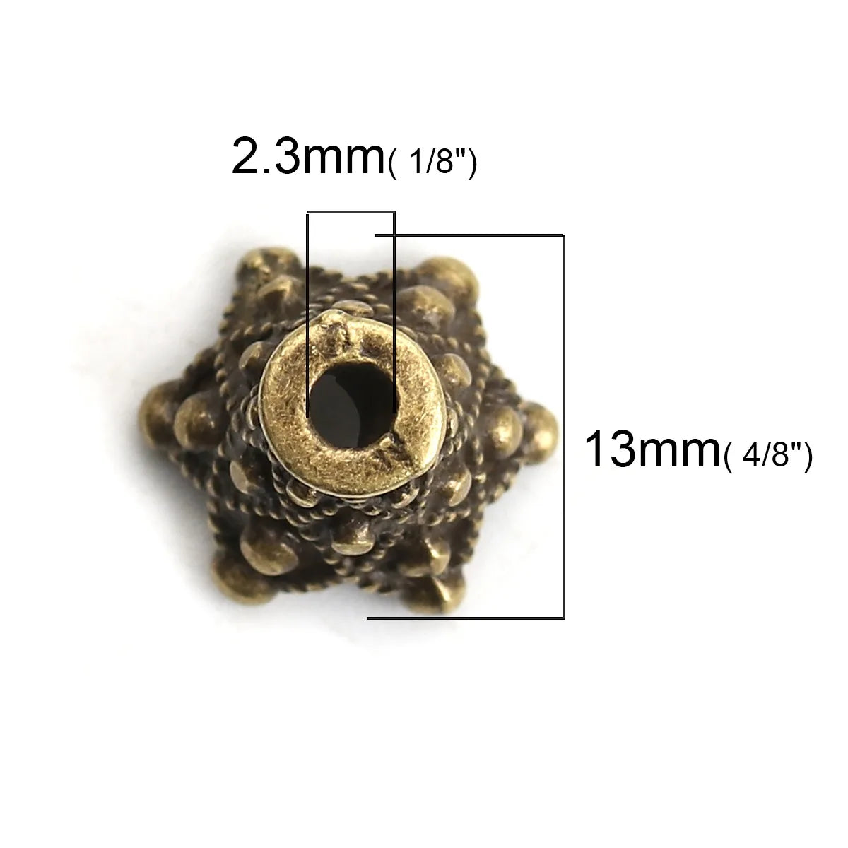 Doreen Box Zinc-Based Alloy Beads Caps