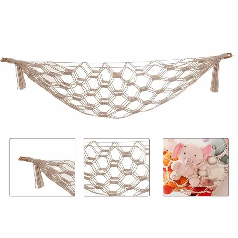 Toy Storage Hammock Stuffed Animal-Toy Storage