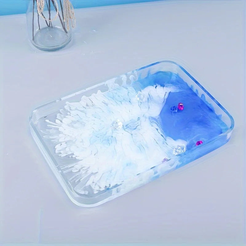 Resin Tray Mold, Rectangle Rolling Tray Molds For Resin