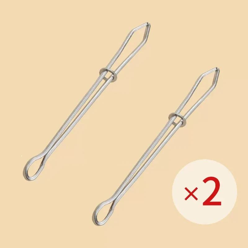 2pcs Stainless Steel Garment Clips Sewing DIY Tools