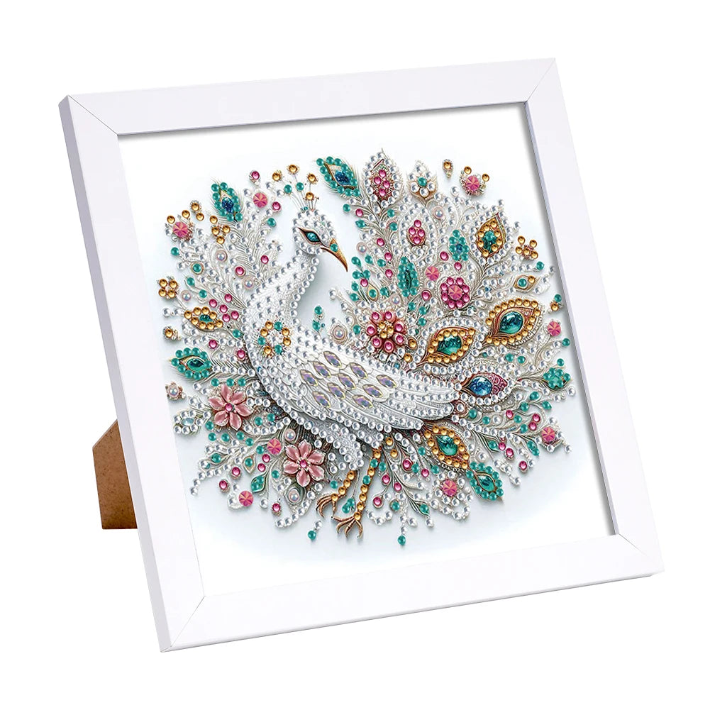 5D DIY Partial Special Shaped Drill Diamond Painting Kit W/ Frame Decor