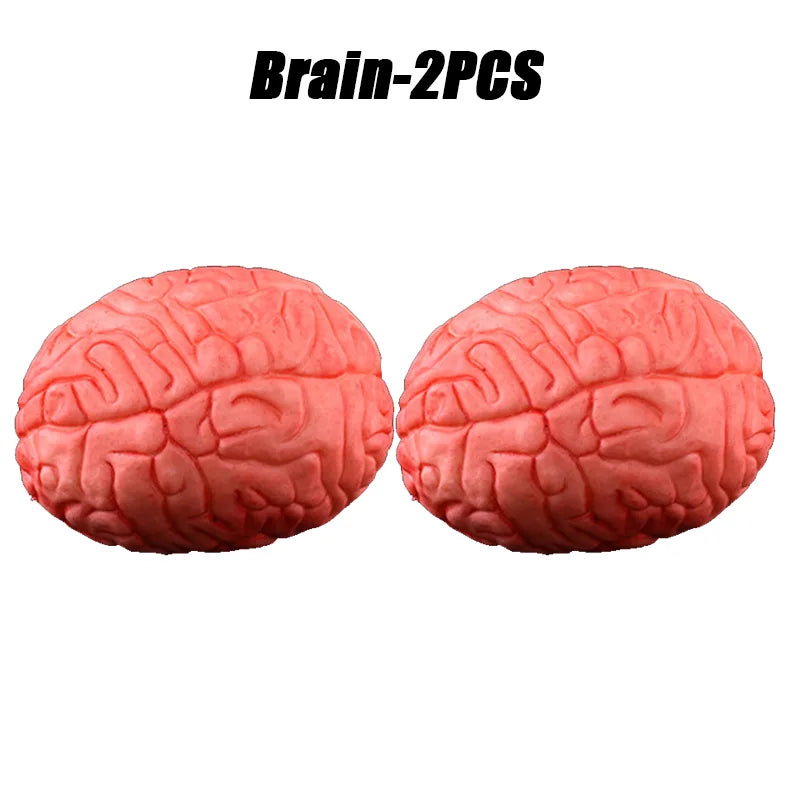 Halloween Body=Parts Scary Plastic Brain Organs Severed Hands Feet