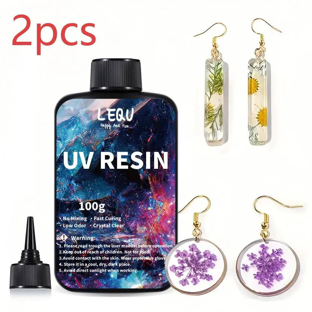 100g UV/Resin Hard Crystal Clear Epoxy Resin