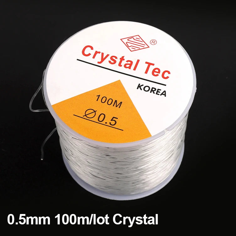 100m Strong Elastic Crystal-Beading Thread Cord Jewelry