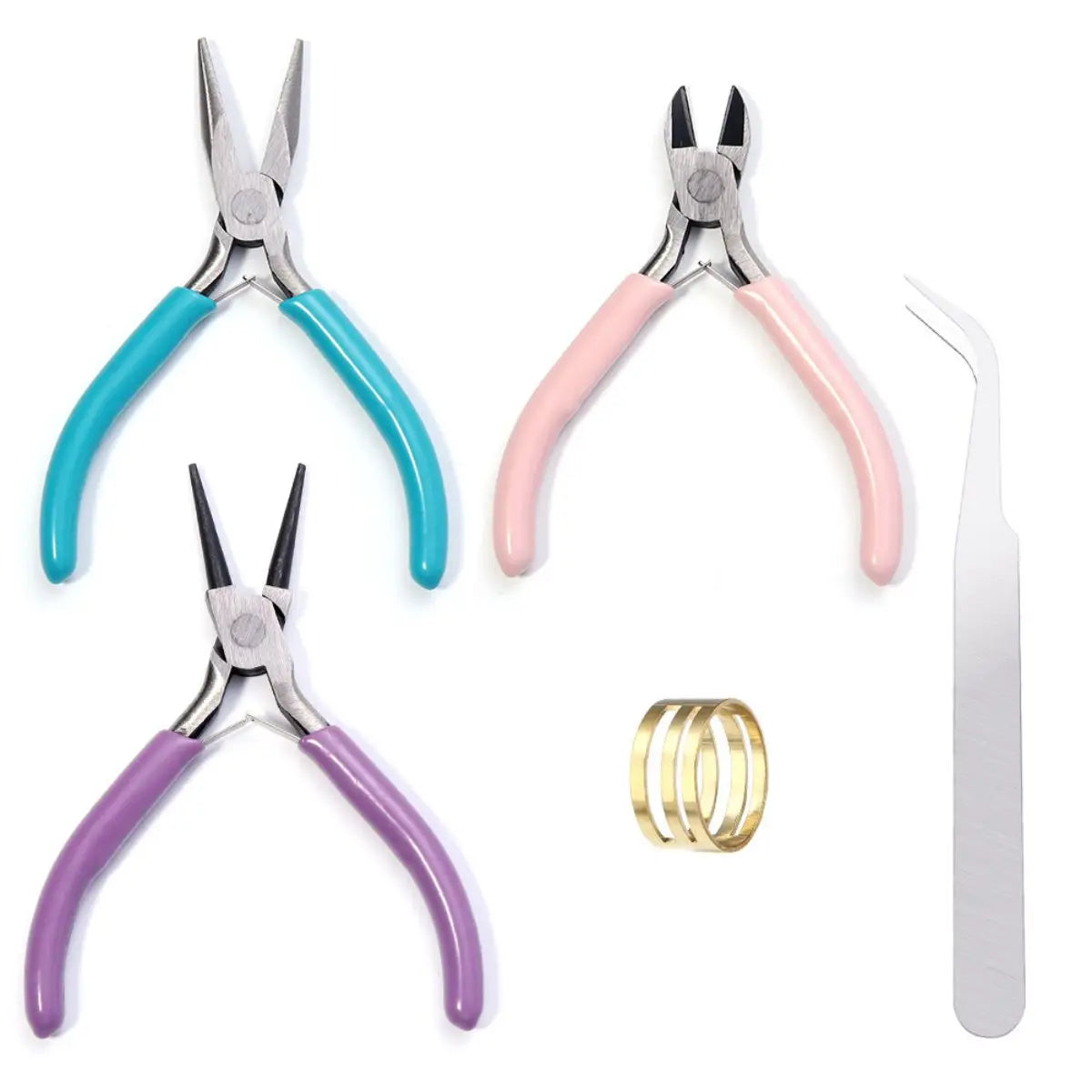 Jewelry Making Tool Set Pliers Tweezers Snippers