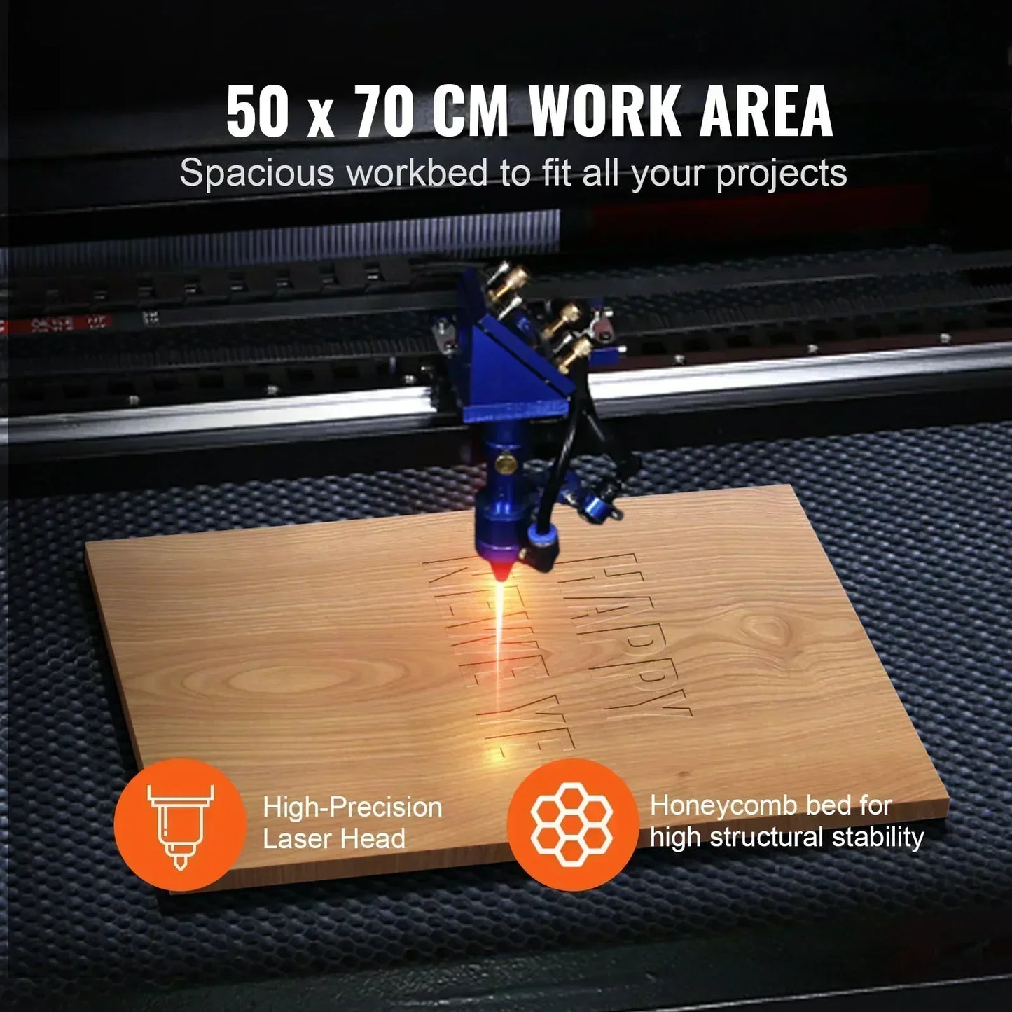 SIHAO-CO2 Laser-Engraving & Cutting Machine CNC-USB Port